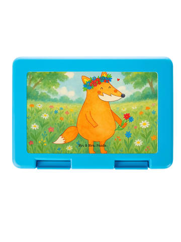 Mr. & Mrs. Panda Lunchbox Fuchs Blumen Design ohne Spruch in Weiß