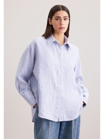 Seidensticker Longbluse Oversized in Mittelblau