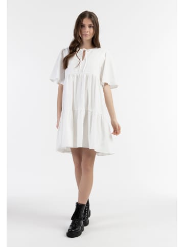 DreiMaster Vintage Damen Kleid in Wollweiss