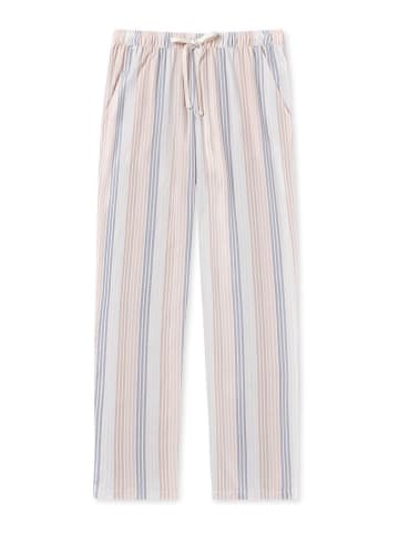 Schiesser Pyjamahose Mix+Relax in beige, blau