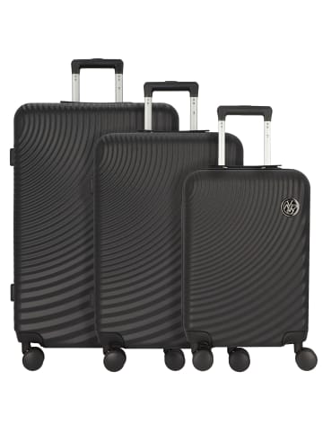 Y Not? Allaround 4-Rollen Kofferset 3tlg. in black