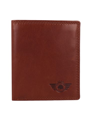 Greenburry Vintage Geldbörse RFID Schutz Leder 9.5 cm in natur