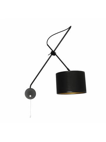 Licht-Erlebnisse Wandlampe in Schwarz Gold