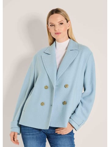 MADELEINE Stillvoller Zweireiher aus Schurwolle in bleu