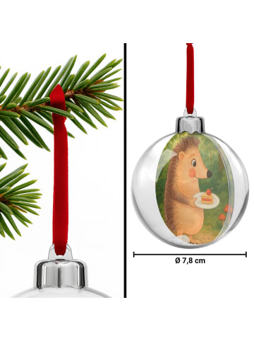 Mr. & Mrs. Panda Weihnachtsbaumschmuck Igel Kuchenstück Design o... in Weiß