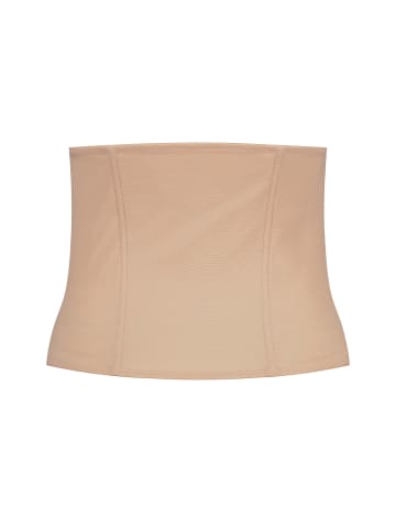 Bye Bra Shaping-Kleid Powermesh Waist Trainer in Beige