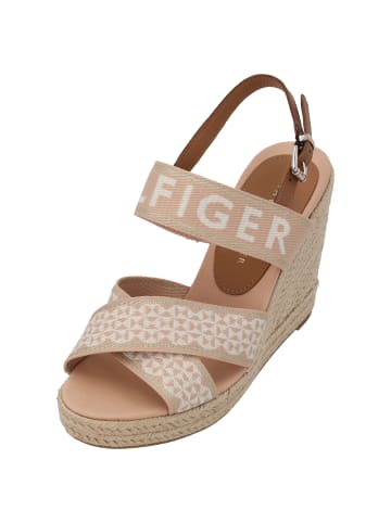 Tommy Hilfiger Keilsandaletten in sandrift