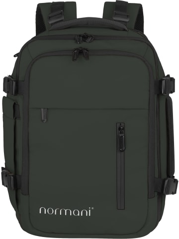 normani Erweiterbarer Handgepäck-Rucksack 20 Liter Nikaho in Oliv