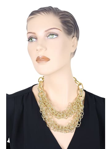 collezione alessandro Kurze Kette " Chain Reaction " in golden