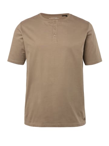 JP1880 Kurzarm T-Shirt in braun grau