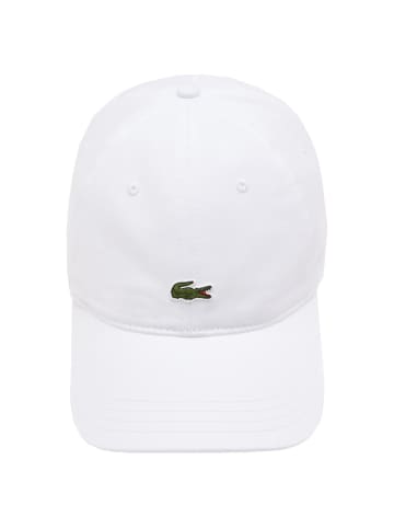 Lacoste - Cap mit Logo in weiß