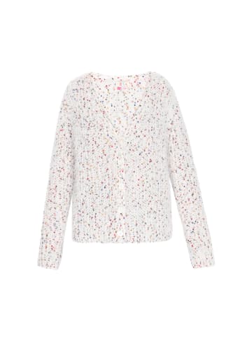 IZIA Women Cardigan in offwhite multicolor