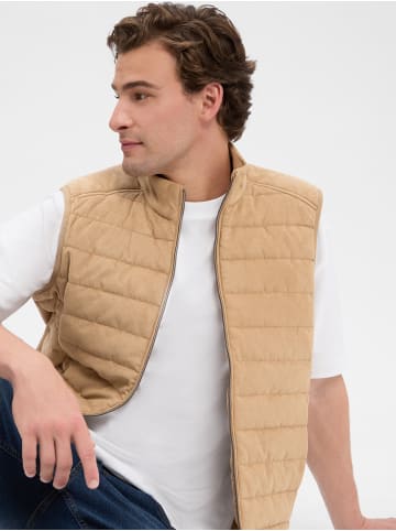 Bugatti Steppweste in camel - 0002