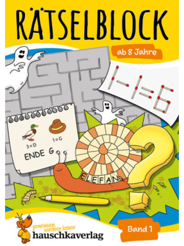 Hauschka Buch - Rätselblock ab 8 Jahre - Band 1