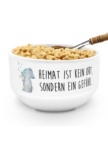 Mr. & Mrs. Panda Müslischale Elefant Seifenblasen mit Spruch in Weiß