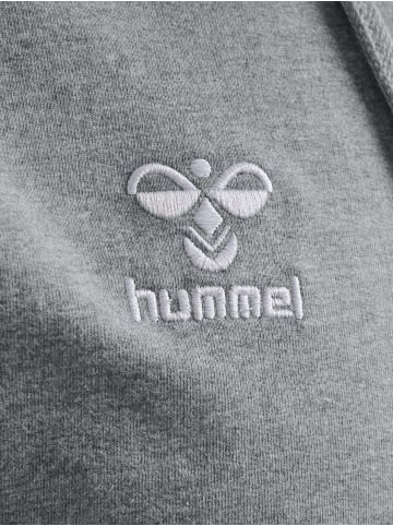 Hummel Zip Hoodie mit Logo-Stickerei und Reißverschluss in Grau