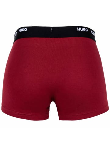 HUGO Boxershort 5er Pack in Schwarz/Weiß/Grau/Rot