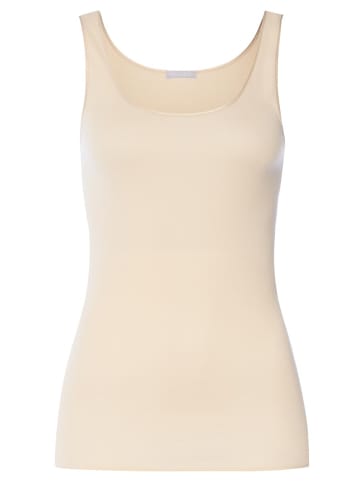 Hanro Unterhemd / Top Cotton Seamless in Summer sand