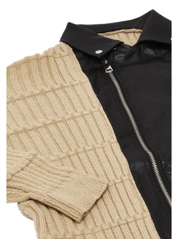 NAEMI Damen Strickjacke in Beige
