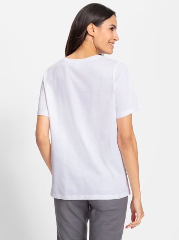 WITT WEIDEN Kurzarm-Shirt in weiß