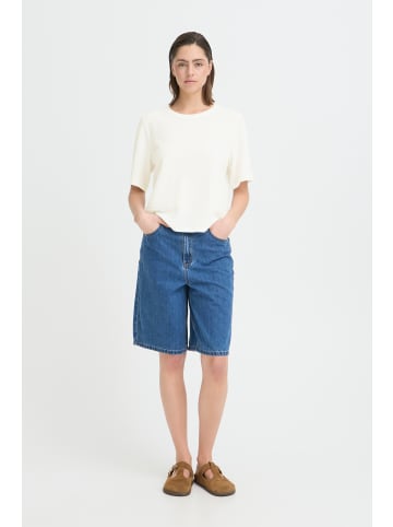Pulz Kurzarm-Bluse PZBREA Regular fit in Bright White