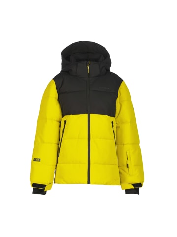 Icepeak Louin Winterjacke mit Kapuze und Schneefang in Gelb