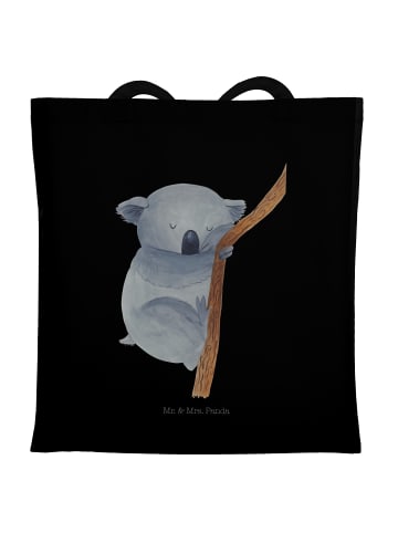 Mr. & Mrs. Panda tote bag Koalabär ohne Spruch in Schwarz