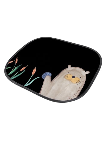 Mr. & Mrs. Panda Auto Sonnenblende Otter Stein ohne Spruch in Schwarz