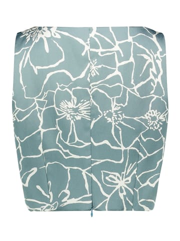 Vera Mont Corsagentop mit Jacquard in Petrol/Cream