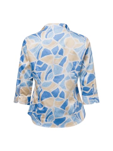 Franco Callegari Bluse in hellblau beige - 0056