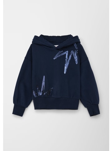 S. Oliver Sweatshirt langarm in Blau