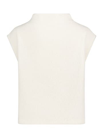 BETTY & CO Sweatshirt mit Seitenschlitzen in Rohweiß