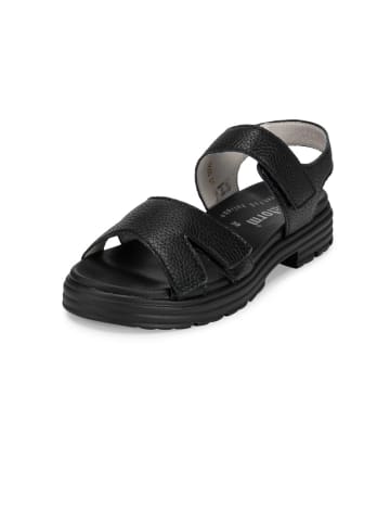 VITAFORM Hirschleder Sandalen in schwarz