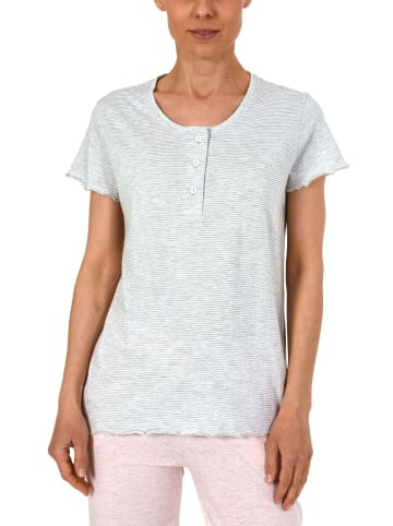 NORMANN Shirt Top kurzarm Streifen Mix & Match - 45395 in rosa