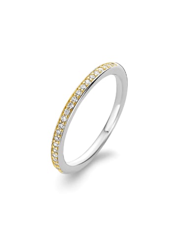 Ti Sento Milano Ring "Halbeternity mit Zirkonia bicolor" in Silber