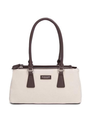 DIANA Handtasche in CHOCOLATE AND WHITE