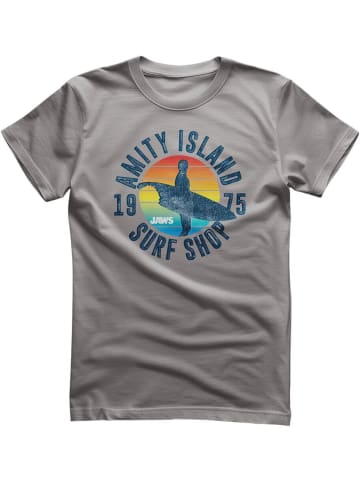 Jaws T-Shirt "Amity Island Surf Shop T-Shirt" in Grau