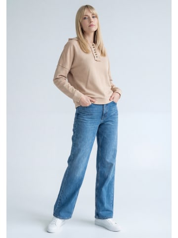 mimo Women Hoodie in BEIGE