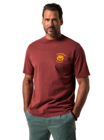 JP1880 Kurzarm T-Shirt in rostbraun