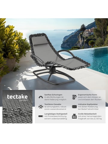 tectake ergonomische Kippliege, 77 x 170 x 83 cm, 120 kg Belastbarkeit
