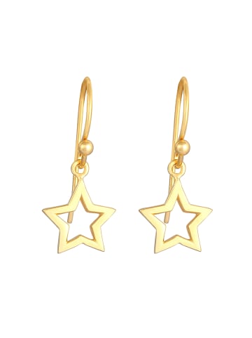 Elli Ohrringe 925 Sterling Silber Sterne, Astro, Stern in Gold