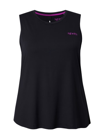 Ulla Popken Strick-Top in schwarz