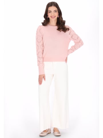 Usha Women Sweater in light rose