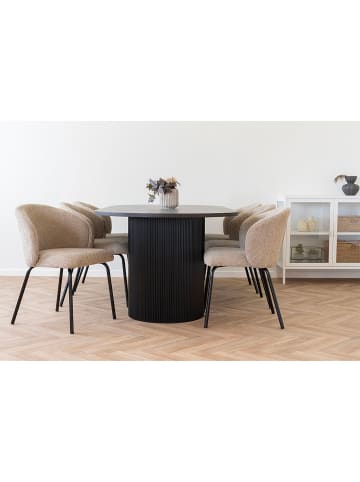 ebuy24 Esstisch Boavista Dunkelbraun 100 x 210 cm