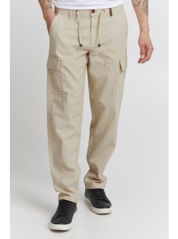 INDICODE Cargohose IDMosat 60275MM Cargohose aus Leinenmix in Beige
