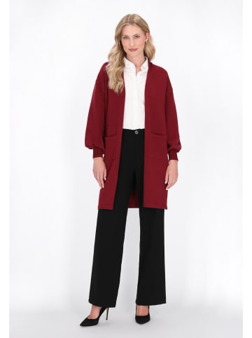 DreiMaster Klassik Women Cardigan in burgundy