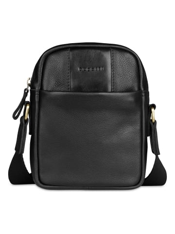 Bugatti Ryan Umhängetasche Leder 16 cm schwarz