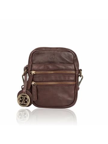 Bellicci Umhängetasche für Damen in cognac