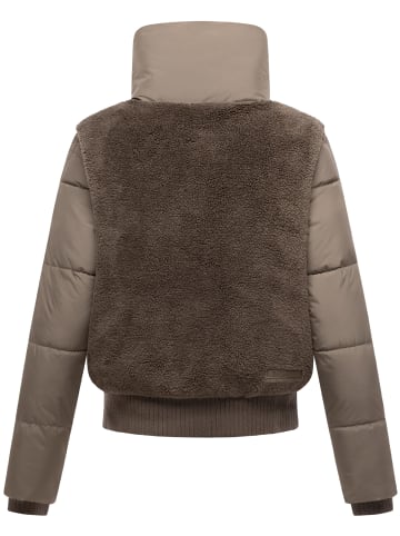 Navahoo Fleecejacke Teddyzone 14 in Stone Brown