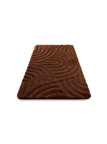 Wecon Home Badematte "Fiete" in Nuss Braun